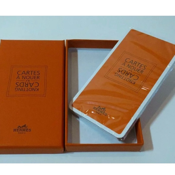 NIB auth HERMÈS Cartes À Nouer / How to Tie Scarf - Picture 1 of 4
